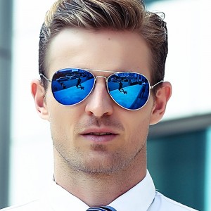 Fashion frog mirror trend sunglasses retro sunglasses