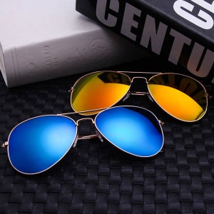 Fashion frog mirror trend sunglasses retro sunglasses