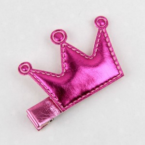 Cute Children Princess shiny Crown Wholesale Hair Clips For Kids Decorative