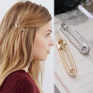 Girls’ simple jewelry metal pin hair clips wholesale fashion hair accessory