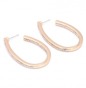 New Trend Women U Shape Stud Earrings Gold Beautiful Designed Earrings