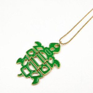 Newest Unique Animal Necklace Lovely Small Turtle Gold Beads Long Chain Necklace For Women