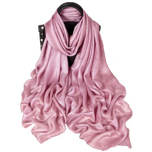 WENZHE New Solid Color Linen Scarves Female Beach Towel Spring And Summer Sunscreen Shawl Scarf