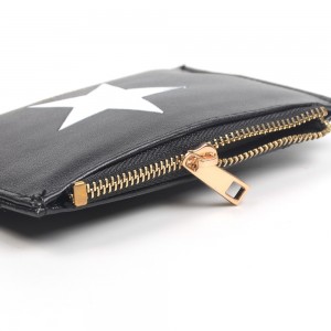 WENZHE Star Black PU Leather Handbags