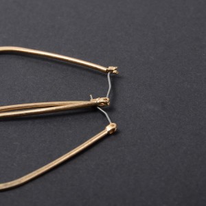 Latest Arrival Gold U Shape Hoop Earring For Women