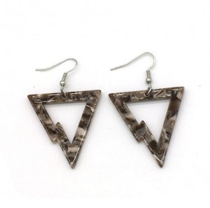 Custom Fashion Acrylic Geometry Triangle Drop Earrings For Women Most Popular Products