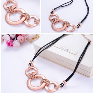 Economic And Reliable Fashionable Delicate Bib Necklace Cord Jewellery