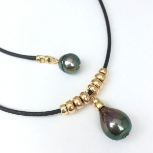 Twice as Nice (Adjustable) Tahitian Pearl Necklace