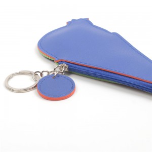 WENZHE Mini Cute Ice Cream Coin Purse With Key Ring