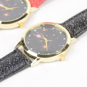 Latest Women Bright Star Galaxy Watch Unisex Men Wrist Watch Starry Sky Wrist Watch