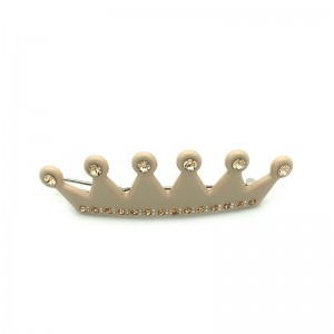 Fashion Pretty Hair Accessories Acrylic Cellulose Acetate Rhinestone Crown Hair Clips For Women/Girls