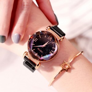 Women’s Star Quartz Watch Lazy Watch Magnet Watch Strap Watch