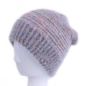 WENZHE Custom Knit Beanie Hats Winter Ribbed Wool Beanie