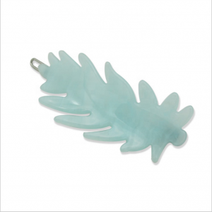 Cute Fashion Frog Buckle Hair Clips with Plastic Leaf for Girl Hair Accessories