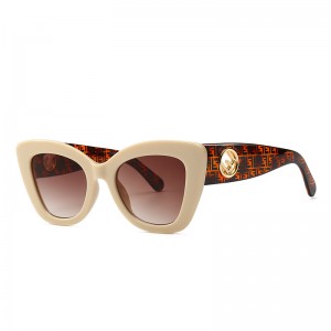European and American retro sunglasses cat eyes micro-narrow narrow sunglasses