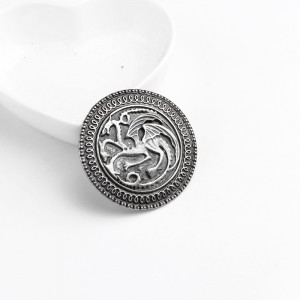 Vintage Game Of Thrones Brooch Song of Ice and Fire Badge Brooch Pin Family Badge Brooch