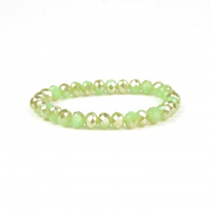 New natural green crystal stone bracelet healing stone bead multilayer bracelet