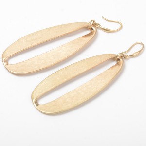Latest Fashion temperament gold metal raindrops earrings
