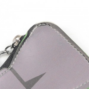 WENZHE New Design Cute Girl Bow Leather Keyring Coin Purses