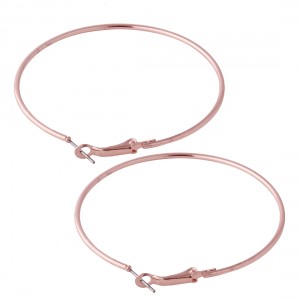 Wholesale Fashion 3 Pairs Simple Metal Big Circle Hoop Earrings for Women