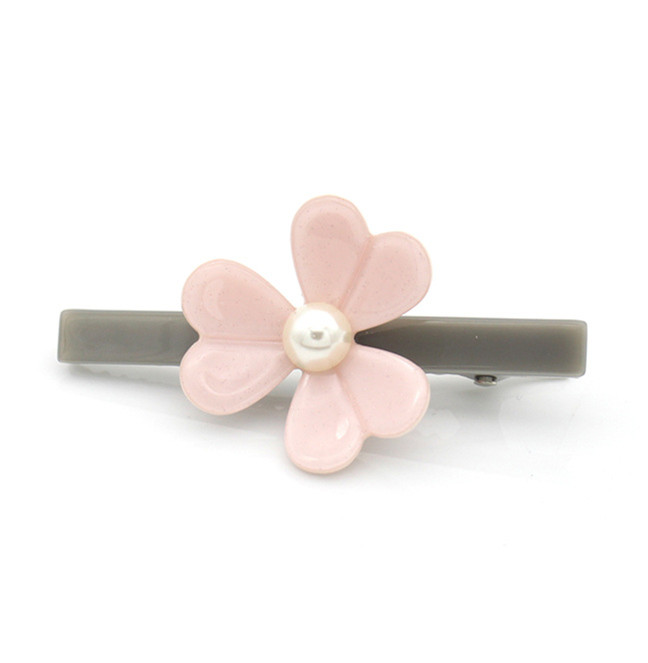New Design Women Hair Accessories Clips Flower Duckbill Acrylic Acetate Hair Clips Wholesale For Girls Featured Image