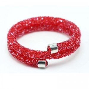 Popular Ladies Jewelry Bride Multilayer Crystal Bracelet