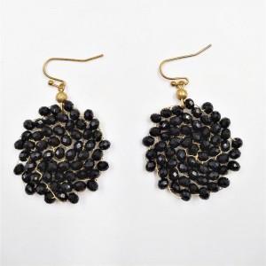 Fashion jewelry Handmade Beaded Earring Gold Wire Dangle For Women