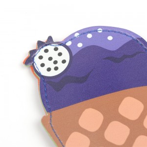 WENZHE Mini Cute Ice Cream Coin Purse With Key Ring