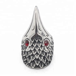 WenZhe Eagle Head Jewelry New Design Fashion Stainless Steel Ring
