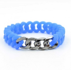 America jewelry eco-friendly wristbands twist rubber silicone bracelets