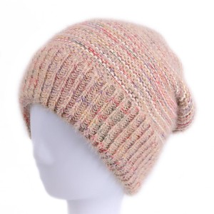 WENZHE Custom Knit Beanie Hats Winter Ribbed Wool Beanie