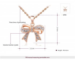 Crystal diamond AAA Zircon Pave Lock Key Pendant Necklace Rose Gold Plating Fashion Jewelry