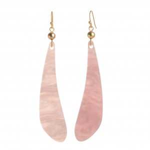 WENZHE New Style Women Jewelry Pink Color Acrylic Geometric Earrings