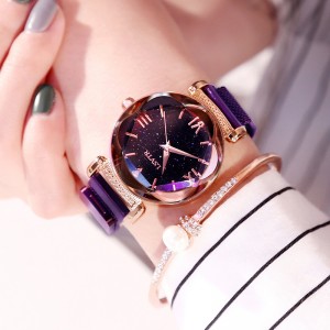 Women’s Star Quartz Watch Lazy Watch Magnet Watch Strap Watch