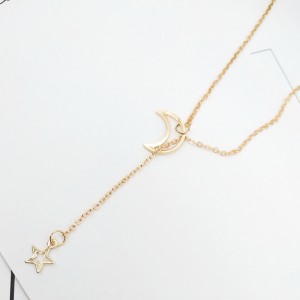 Star Necklace Simple Fashion Moon Clavicle Chain Exquisite Necklace