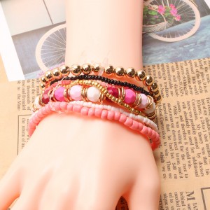 Bohemian National Wind Bracelet Beizhu Elastic Bracelet