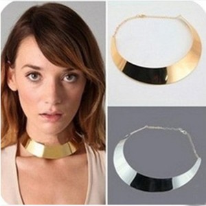 European and American jewelry punk fashion metal exaggerated necklace collar