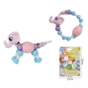 Hot Sale Custom Handmade DIY Twisty Animal Pet Beads Magical Toy Bracelet For Kids