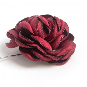 WENZHE DIY Beautiful Wedding Fabric Flower Brooch
