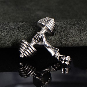 Best Quality Barbell Pendant Jewelry Dumbbell Pendant Necklace
