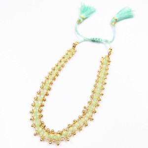 New Design Ladies Exquisite Bracelet Beads Chain Adjustable Thread Tassel Pendant Bracelet