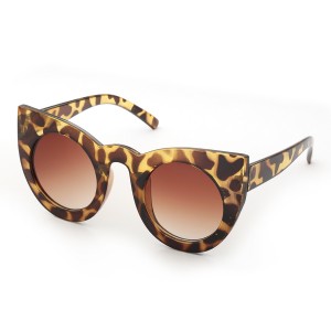 WENZHE Fashion Tortoise Acrylic Frame Ladies Custom Sunglass