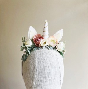 Unicorn Headband – Unicorn Flower Crown – Unicorn Costume – Unicorn Birthday