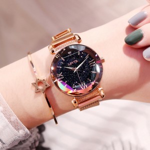 Women’s Star Quartz Watch Lazy Watch Magnet Watch Strap Watch