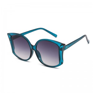 WENZHE Custom Women Big Frame Fashion Glasses Leopard Sunglasses