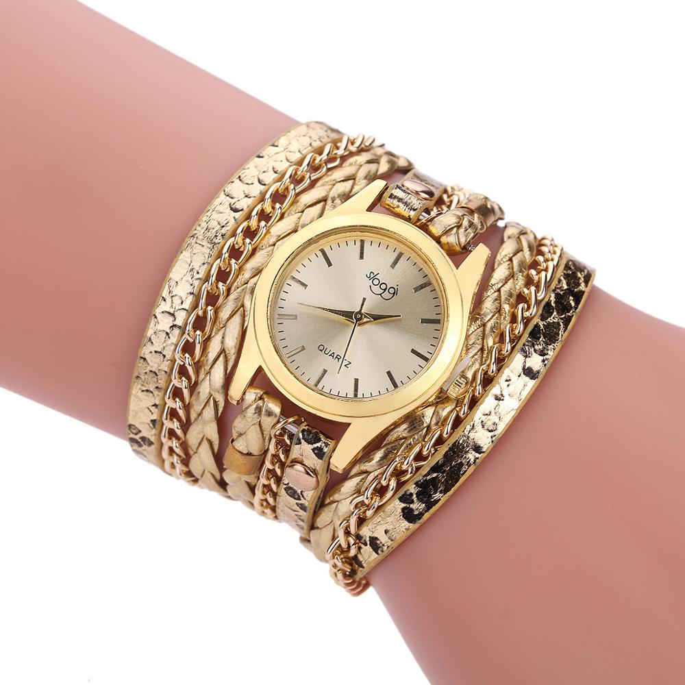 Wholesale Women Fashion Watch Long Leather Strap Women Bracelet Quartz Retro Wrist Watches Featured Image